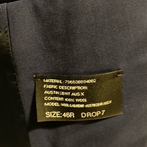 Ralph Lauren Black Label 100% Wool Navy Blazer - Picture 5 of 8